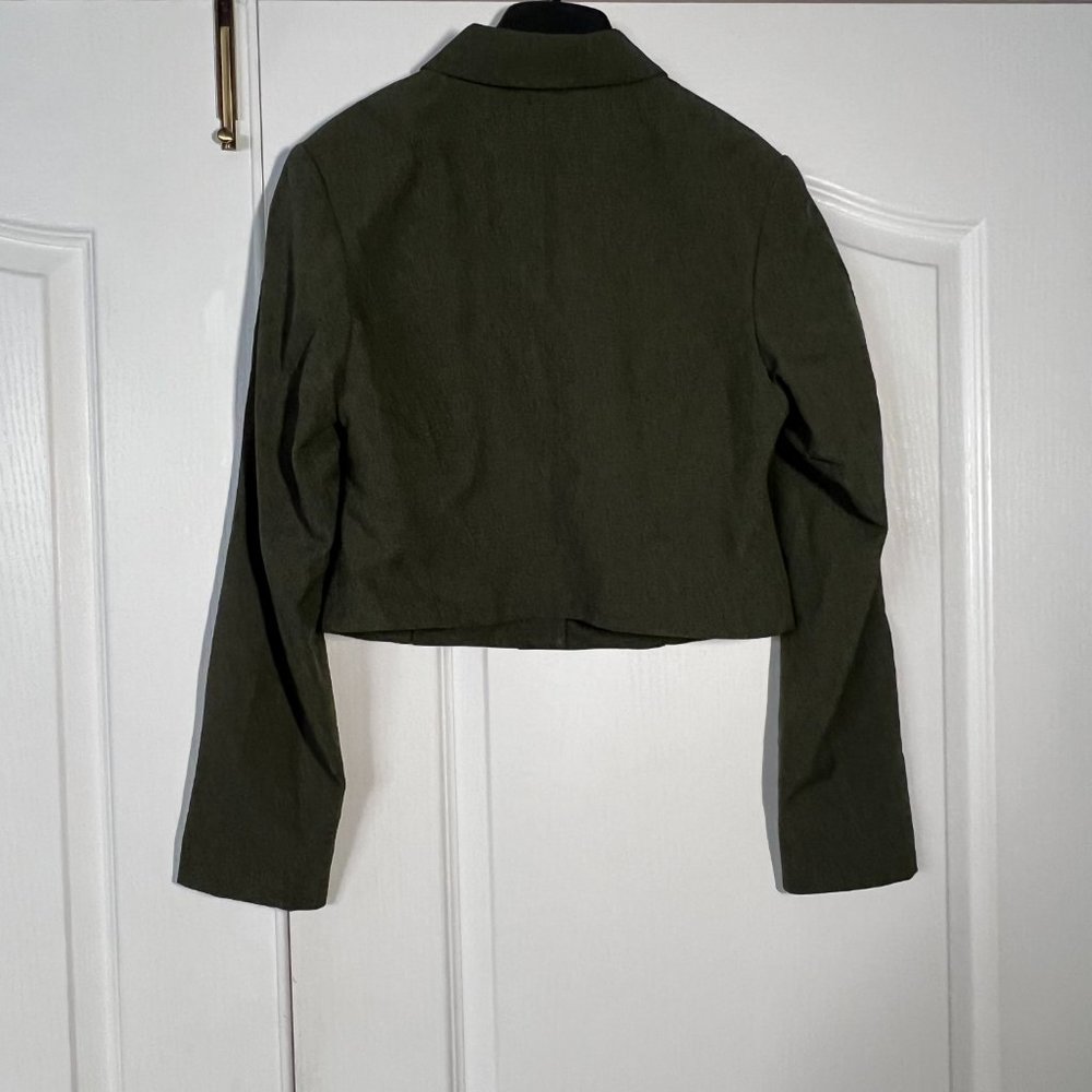 Olive Green Maxi Skirt Set - Picture 3 of 6